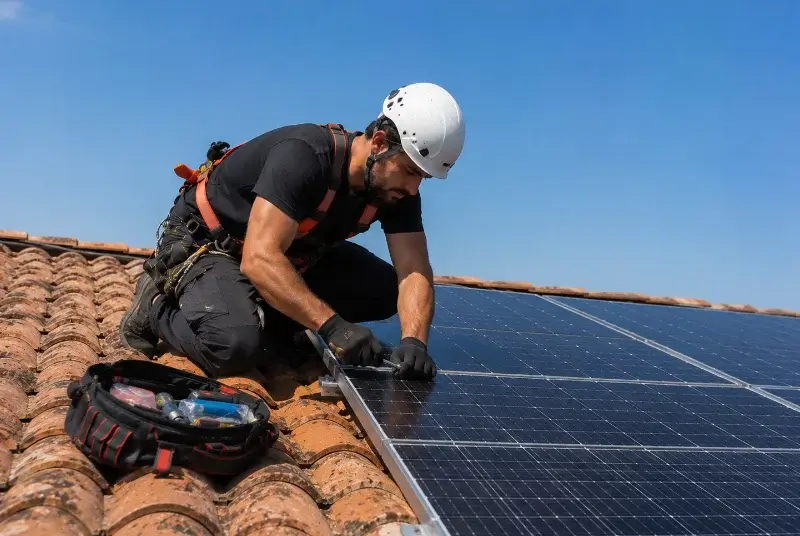 Maintenance et monitoring de panneaux solaires à Trélissac
